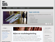 Tablet Screenshot of hetbijlesbureau.be
